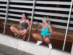 Chubby Amateur Milf Sarah Janes Outdoor Masturbation