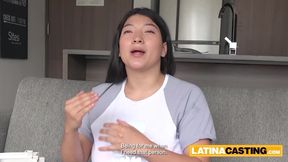 I helped this HUGE TITS LATINA escape her partner by giving her the ROUGH THROAT FUCK she longed for