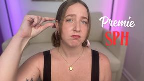 PREMIE SPH - Femdom JOI by Miss Honey with Verbal Humiliation, Small Penis Humiliation, Premature Ejaculation and Cum Countdown