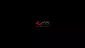 Busty blonde Candy Manson jerks off a lucky cock