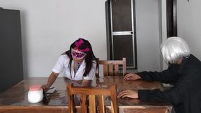 I Accompanied a Man Who Was Blindfolded to Breakfast, Then I Climbed Onto the Table Like a Whore