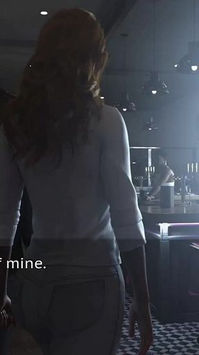 The Stepmother Gave Her Stepson a Gentle Kiss on the Cheek