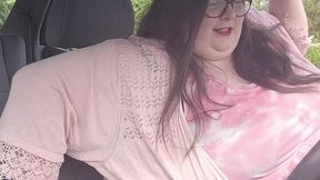 SSBBW SQUEEZES INTO CAR AT 500LBS