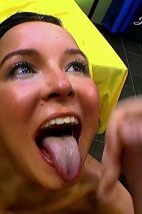 Ggg - Insatiable Slut Gets Her Mouth and Pussy Filled by 10 Cocks