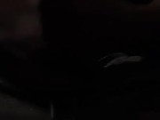 Big dick come on grey sweatpants