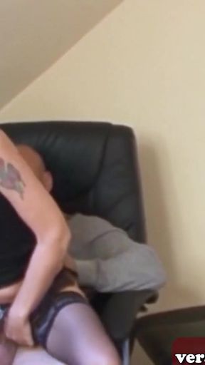 German horny Mature housewife fucks younger guy   Clip 1