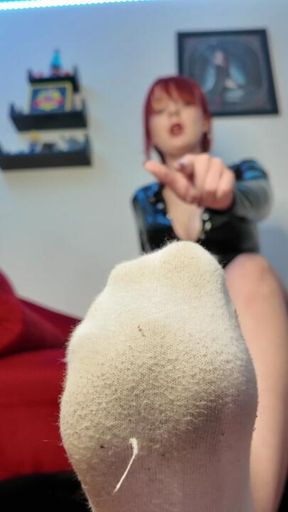 Dirty Worn Socks Addiction and Princess Diss has your fix