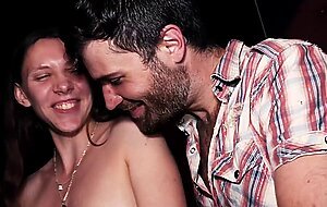 Lola, falsely innocent, her first two cocks