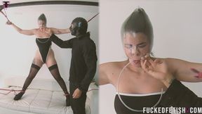 Limit Condom Breathplay Bondage 4 Limbs Fun Latina