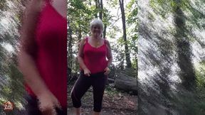 Striptease in the Woods