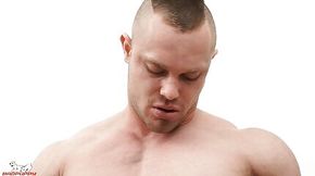 Zahn pulls his hard, uncut cock from his underwear