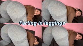 Farting in tigth leggings