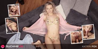 New Babe Katrin Fox Opens Up Her Pussy For Us