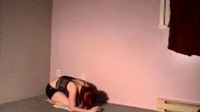 Emma licks boots