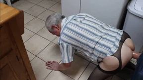 Crossdresser Erachi Takes Big Cock Doggy Style