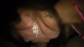 BLOWJOB AND METALIC POLISHED TOES TOEJOB - SD