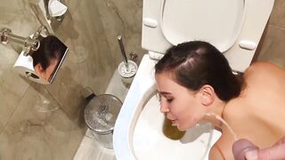 19 Yo thot used as a human restroom compilation