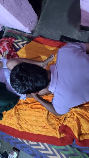 Indian Desi stepmom Lakshmi Babi gets by her stepson after a massage