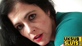 UKSubSluts com - Sweet UK milf enjoys intense domination in maledom paradise