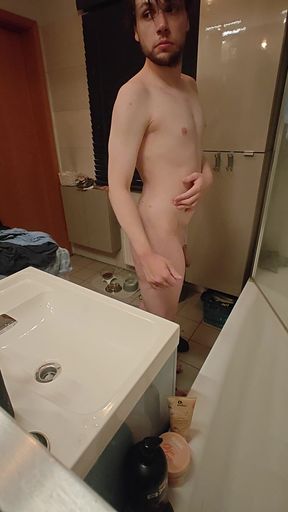 Brushing my teeth naked
