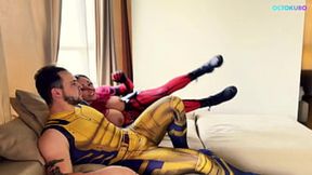 Deadpool's SuperSlutty Submissive gets pounded by Wolverine's massive cock&#x1F346; in Marvel's most depraved scene.