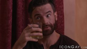 Dark hottie Drake Magnum gets plowed hard by bearded Brendan Patrick