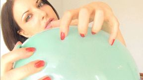 Three balloon for my red nails ( BALLOONS ) ( WMV - MOBILE VERSION )
