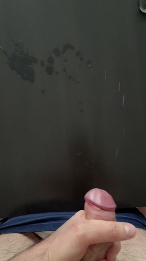 Fucking huge cum on table
