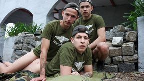 Anal Train – Multiple Guys Take Turns Pounding Tight Ass