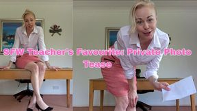 SFW Teacher's Favourite: Private Photo Tease - WMV