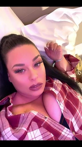 Can I Wear Ur Shirt and Wait 4 U in Bed Like This When U Get Home?