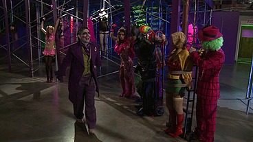 The Jokester And Batfuck Lead A Wild Orgy With Batchick And Hoards Of Sluts