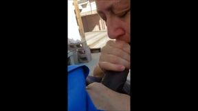 Hungry For Cock, Granny Sucking BBC Till Cum Filled My Mouth