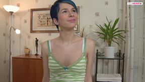 Oil the perfect body and then the punk girl gets fucked