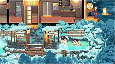 Yukiya Hot Spring ~The Waters of Fertility [Hentai game PornPlay] Ep.5 onsen sex orgy with multiple creampie