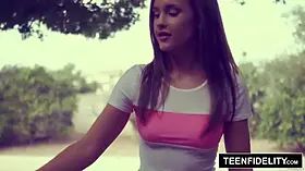 TEENFIDELITY - Teen girl April Brookes Rough Fuck