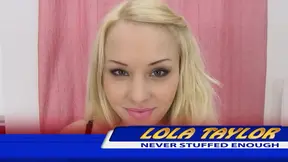 Lola Taylor fucks a big black dildo