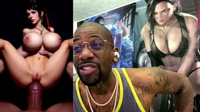 big breast bald pussy bayonetta getting fucked like a fleshlight, ai generated