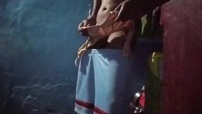 Aunty bra handjob