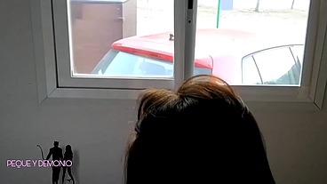 I FUCK A GUY IN THE BUNGALOW OF THE NUDIST CAMPSITE WHILE THE NEIGHBORS WATCH AND HEAR ME