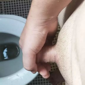 Cute Fat Boy Having a Small Cumshot After Pee