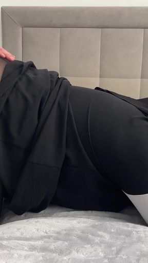 Hot stepmom in sexy pantyhose gets hot cum in her pussy   Clip 1