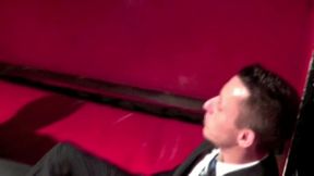 twink fucked in suit in backrrom after the work