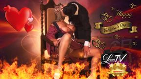 Big Tits Big Ass Mom in Sexy Dress gets fucked on Valentine's