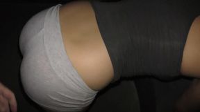 Big-Ass Amateur Loves Sneaky POV Blowjob in Porta Potty