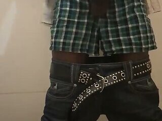 Caught jerking off in the office