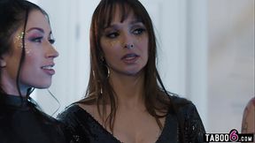 Reality Porn: Step Sis Foursome with VR Big Cock scene