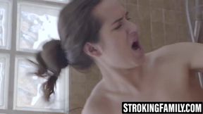 Kristof Cale's grateful girlfriend sucks and licks his big dick