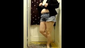 Slutty strip - 'black velvet' (former custom)