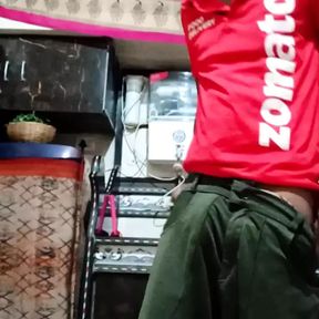 Zomato Delivery Boy Parsul in House Mustravetion Total Hand job  indxdesi